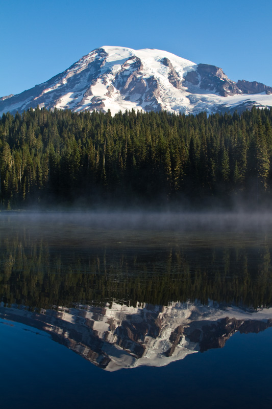 Mount Rainier Reflected In Reflection Lake